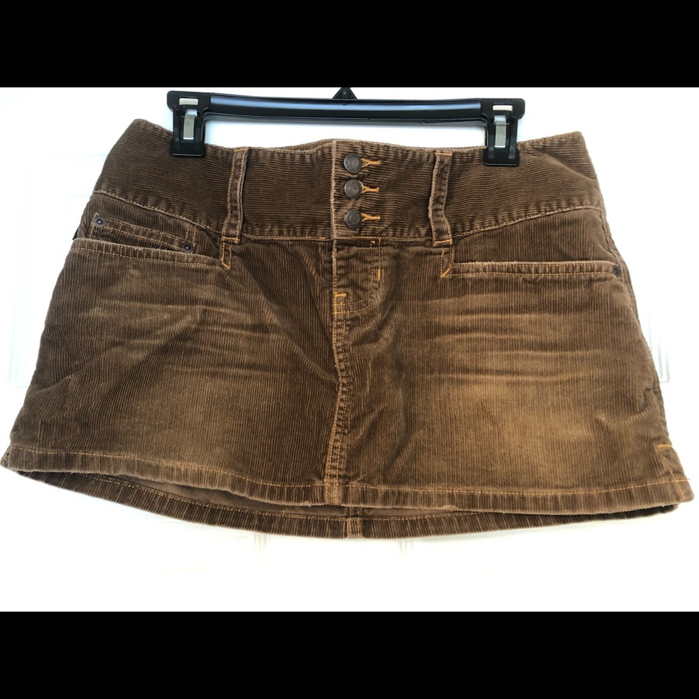 Abercrombie & Fitch Chocolate Corduroy skirt